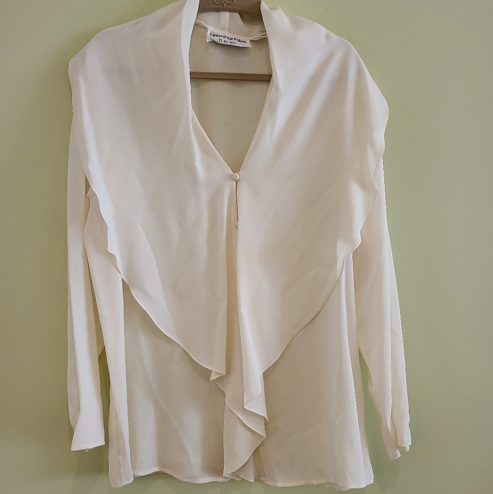 Bloomingdale's YL by Yair Silk Blouse